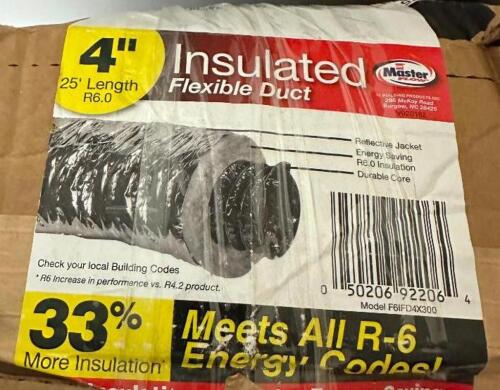 4" INSULATED FLEXIBLE DUCT