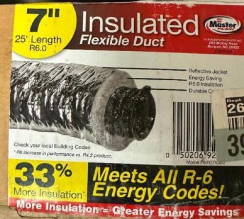 7" INSULATED FLEXIBLE DUCT