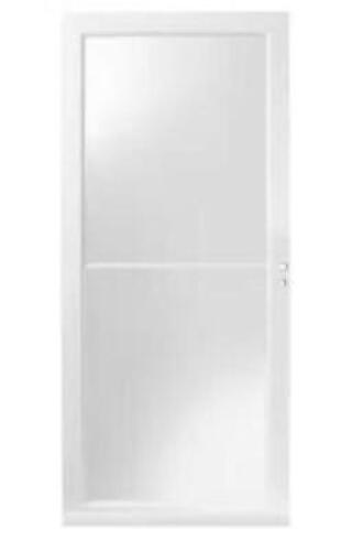 WHITE STORM DOOR