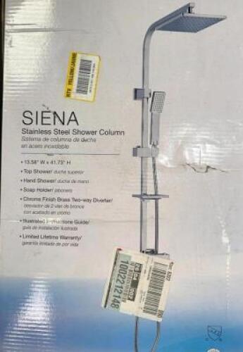 STAINLESS STEEL SHOWER COLUMN