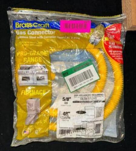 STAINLESS STEEL GAS CONNECTOR HOSE