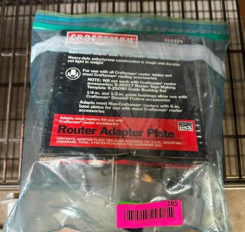 CRAFTSMAN ROUTER PLATE ADAPTER