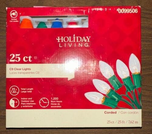 25' CLEAR HOLIDAY LIGHTS