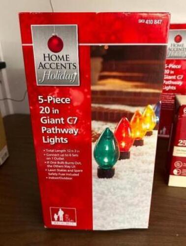 FIVE PIECE 20" GIANT PATHWAY LIGHTS