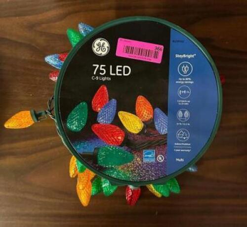 75 MULTI-COLORED HOLIDAY LIGHTS