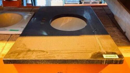 SINGLE SINK GRANITE VANITY TOP