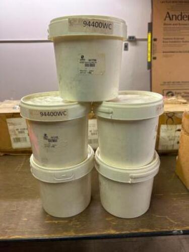 (5)- BUCKETS OF SANITIZING WIPES