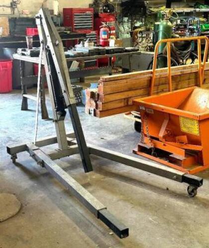 ENGINE HOIST ON CASTERS