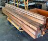 (10) 4X4 PIECES OF WOOD & (2) 2X4 PIECES