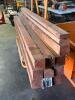 (10) 4X4 PIECES OF WOOD & (2) 2X4 PIECES - 5