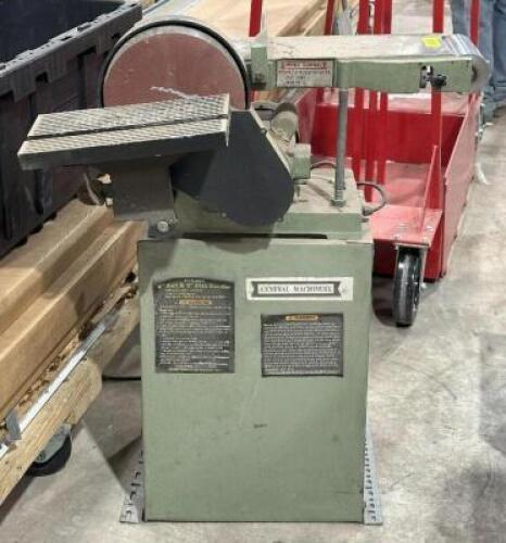 6" BELT AND 9" DISC SANDER
