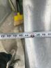 STAINLESS TABLE WITH WIRE UNDERSHELF ON CASTERS - 6