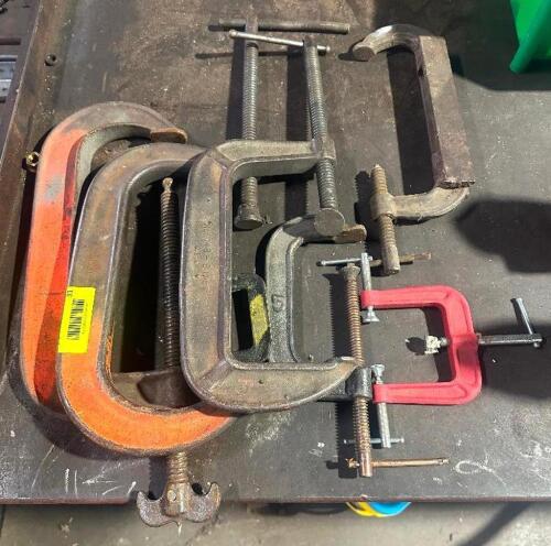 (6) ASSORTED CLAMPS