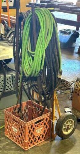 WELDER CART WITH CABLES