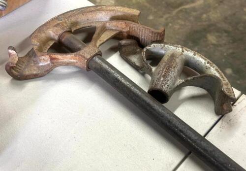(2) CONDUIT BENDERS