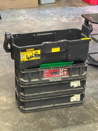 STORAGE STACK SET WITH TOOL BOX