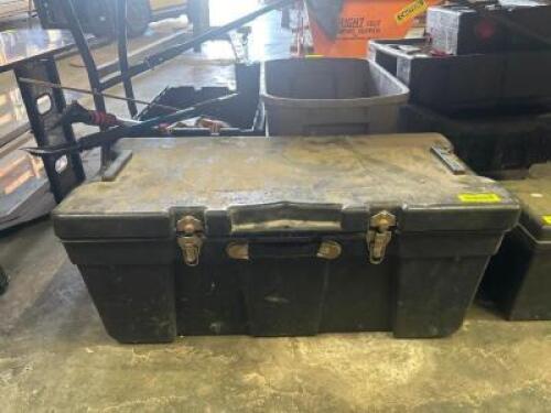 TOOL BOX WITH ASSORTED TIRE IRONS