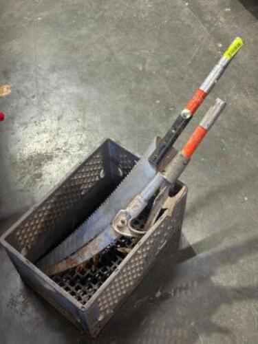 (2) POLE SAW ENDS