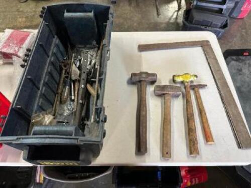 ASSORTED HAND TOOLS AS SHOWN
