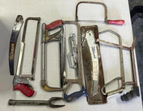 ASSORTED SAWS AS SHOWN