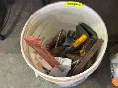 5 GALLON BUCKET WITH ASSORTED TOOLS