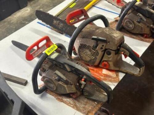(2) GAS CHAIN SAWS