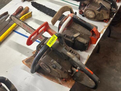 (2) GAS CHAIN SAWS