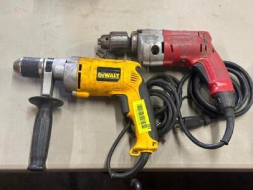 (2) ELECTRIC DRILLS