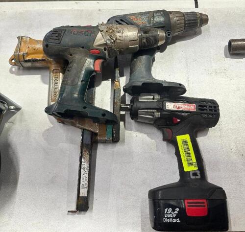 ASSORTED DRILLS AS SHOWN
