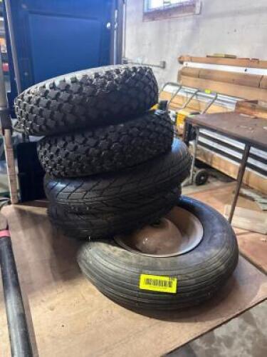 (5) ASSORTED TIRES