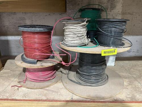 (7) ASSORTED REELS OF WIRE