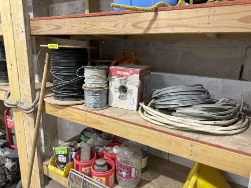 ASSORTED ELECTRICAL WIRE AS SHOWN