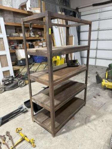 (3) METAL SHELVING UNIT