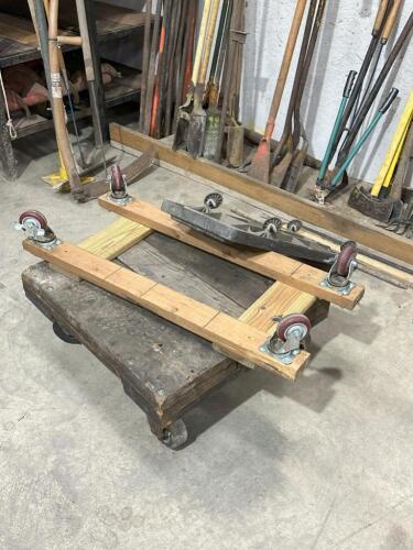 (3) ASSORTED 4-WHEEL DOLLYS