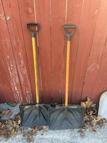 (2) SNOW SHOVELS