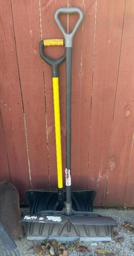 (2) SNOW SHOVELS