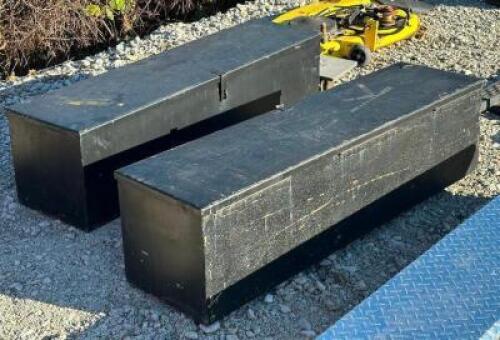 (2) METAL TOOL BOXES
