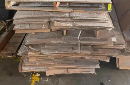 PALLET OF LARGE CARDBOARD BOXES
