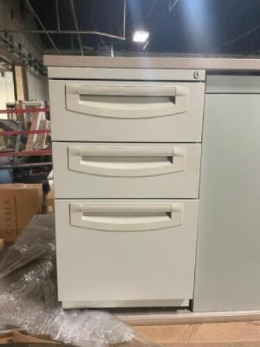 (3) 3-DRAWER FILING CABINETS