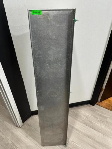 60" X 12" STAINLESS WALL SHELF.