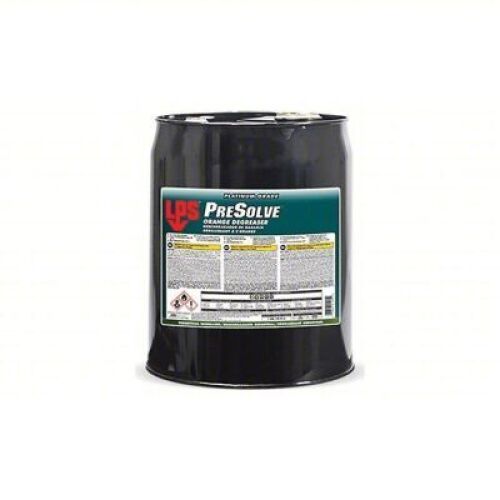 DESCRIPTION: (1) ORANGE DEGREASER BRAND/MODEL: LPS PRESOLVE SIZE: 5 GALLON RETAIL$: $551.99 EA QTY: 1