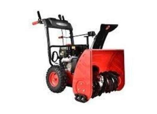 DESCRIPTION: (1) TWO STAGE GAS SNOW THROWER BRAND/MODEL: POWERSMART #MB7109A INFORMATION: RED. 2 STAGE SIZE: 24" RETAIL$: $650.00 EA QTY: 1
