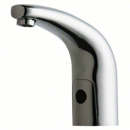 DESCRIPTION: (1) MID ARC BATHROOM FAUCET BRAND/MODEL: CHICAGO FAUCETS #6XAE7 INFORMATION: CHROME PLATED, MOTION SENSOR RETAIL$: $946.41 EA QTY: 1