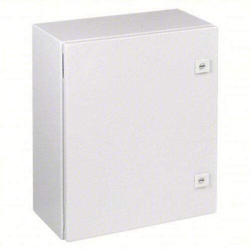 DESCRIPTION: (1) ENCLOSURE BRAND/MODEL: RITTAL #5AAD3 INFORMATION: LIGHT GRAY, STEEL SIZE: 8" X 15" X 19" RETAIL$: $348.56 EA QTY: 1