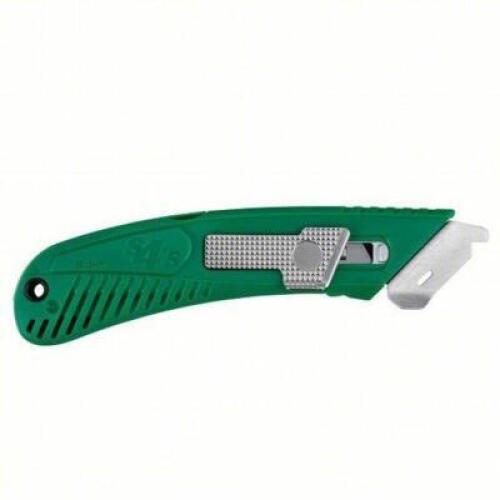 DESCRIPTION: (3) PACKS OF (12) BOX CUTTERS, SAFETY BRAND/MODEL: PACIFIC HANDY CUTTER #4MUX8 INFORMATION: GREEN, PLASTIC, STEEL BLUNT TIP SIZE: 6" RETA
