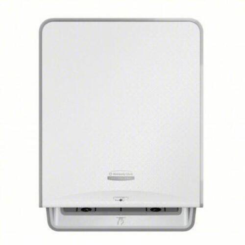 DESCRIPTION: (1) PAPER TOWEL DISPENSER BRAND/MODEL: KIMBERLY-CLARK #788VT8 INFORMATION: PLASTIC, WHITE SIZE: 8" PAPER TOWEL RETAIL$: $68.27 EA QTY: 1