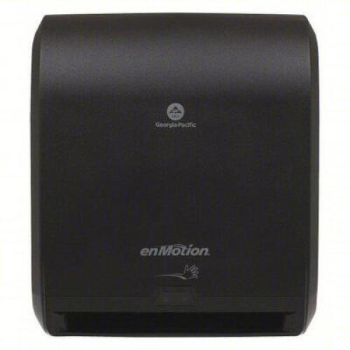 DESCRIPTION: (1) PAPER TOWEL DISPENSER BRAND/MODEL: GEORGIA-PACIFIC #3EB49 INFORMATION: BLACK RETAIL$: $70.00 EA QTY: 1