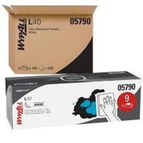 DESCRIPTION: (9) BOXES OF POP UP WIPES BRAND/MODEL: WYPALL #05790 INFORMATION: L 40 RETAIL$: $129.99 TOTAL QTY: 9