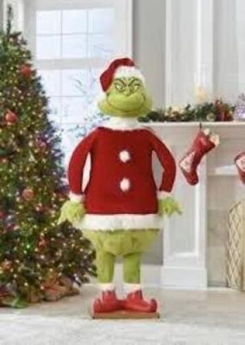 DESCRIPTION: (1) LIFE SIZE ANIMATED GRINCH BRAND/MODEL: THE GRINCH SIZE: 5.74 FT RETAIL$: $200.00 EA QTY: 1