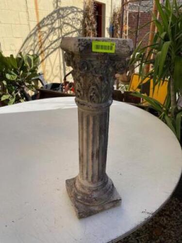 TERRA COTTA CORINTHIAN COLUMN - 7" X 25"